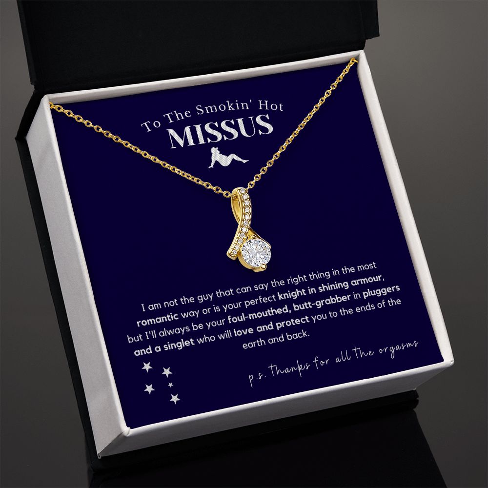 To The Missus, Thanks for the O's Hilarious Necklace with a Message Card | Ships FAST & FREE Worldwide 🌏
