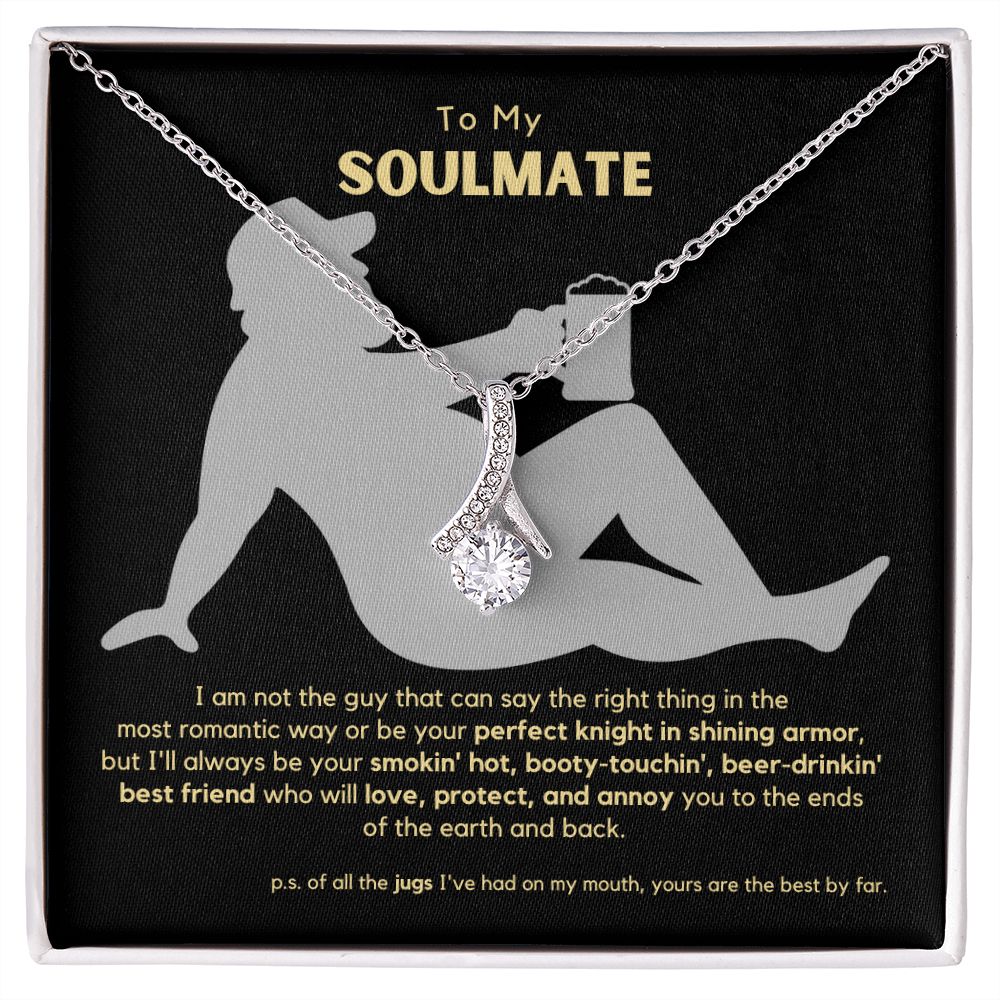 My Beer-Drinkin' Funny Soulmate Necklace | Order Before 18th December for Christmas Delivery 🎅| Ships Fast & FREE in the USA 🇺🇸