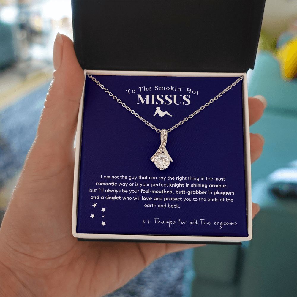 To The Missus, Thanks for the O's Hilarious Necklace with a Message Card | Ships FAST & FREE Worldwide 🌏