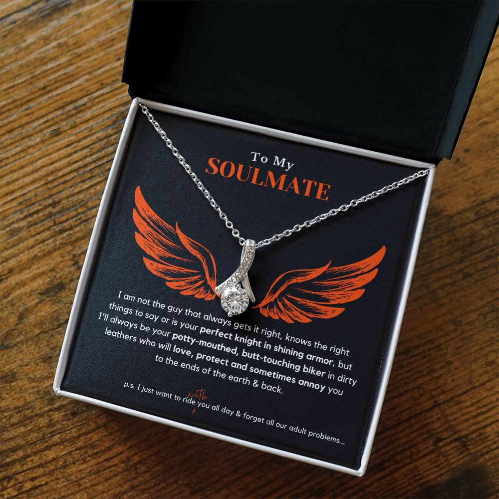 Stunning Biker Soulmate Necklace | Ships FAST & FREE From the USA 🇺🇸