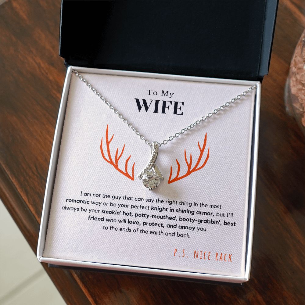 To My Wife, Smokin' Hot Best Friend Necklace | Ships FAST & FREE From the USA 🇺🇸