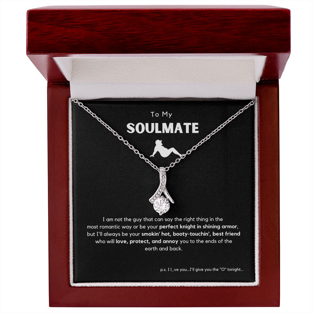 To My Soulmate, Booty-Tounchin' Bestie Stunning Alluring Beauty Necklace | Ships Fast & Free from the USA🇺🇸