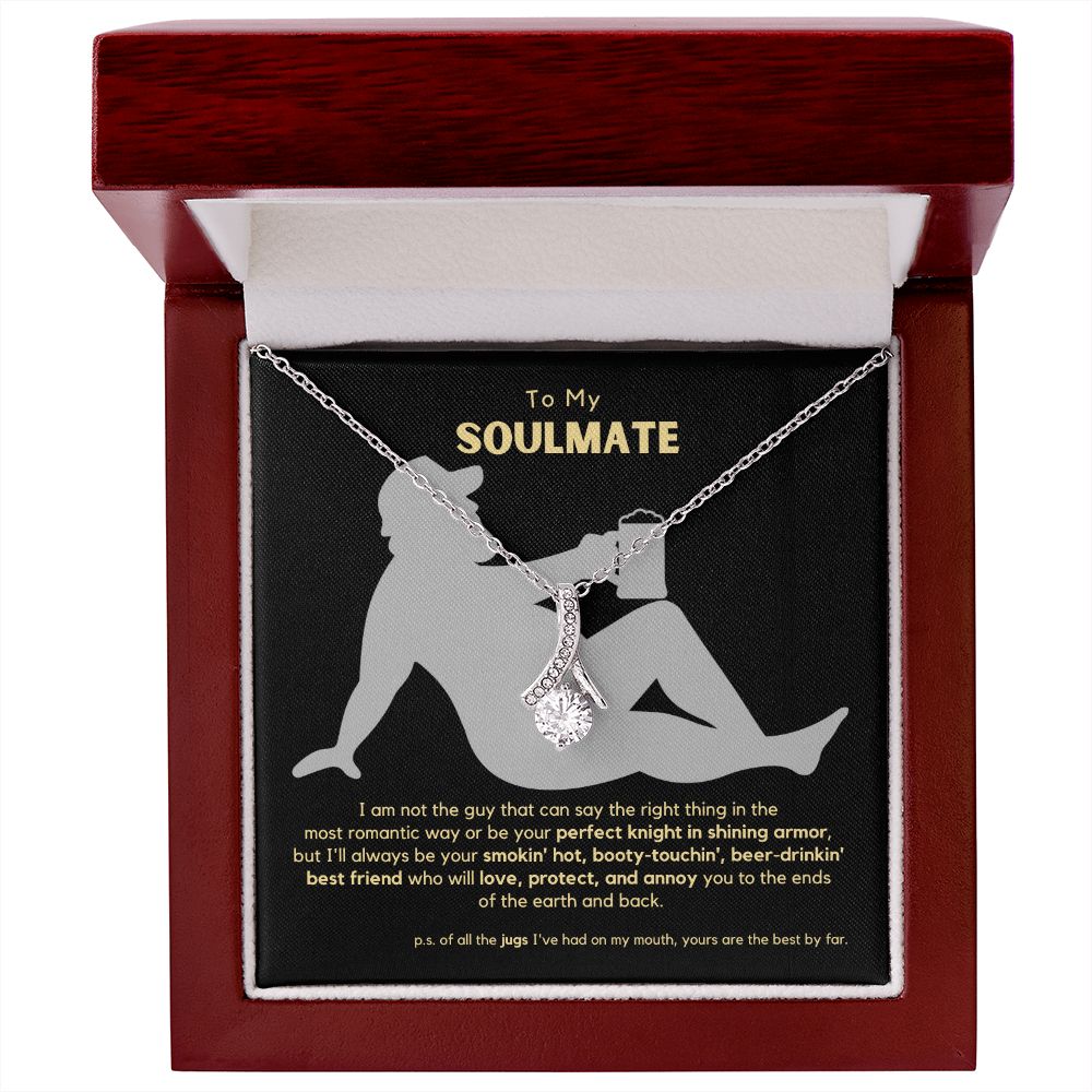 My Beer-Drinkin' Funny Soulmate Necklace | Order Before 18th December for Christmas Delivery 🎅| Ships Fast & FREE in the USA 🇺🇸