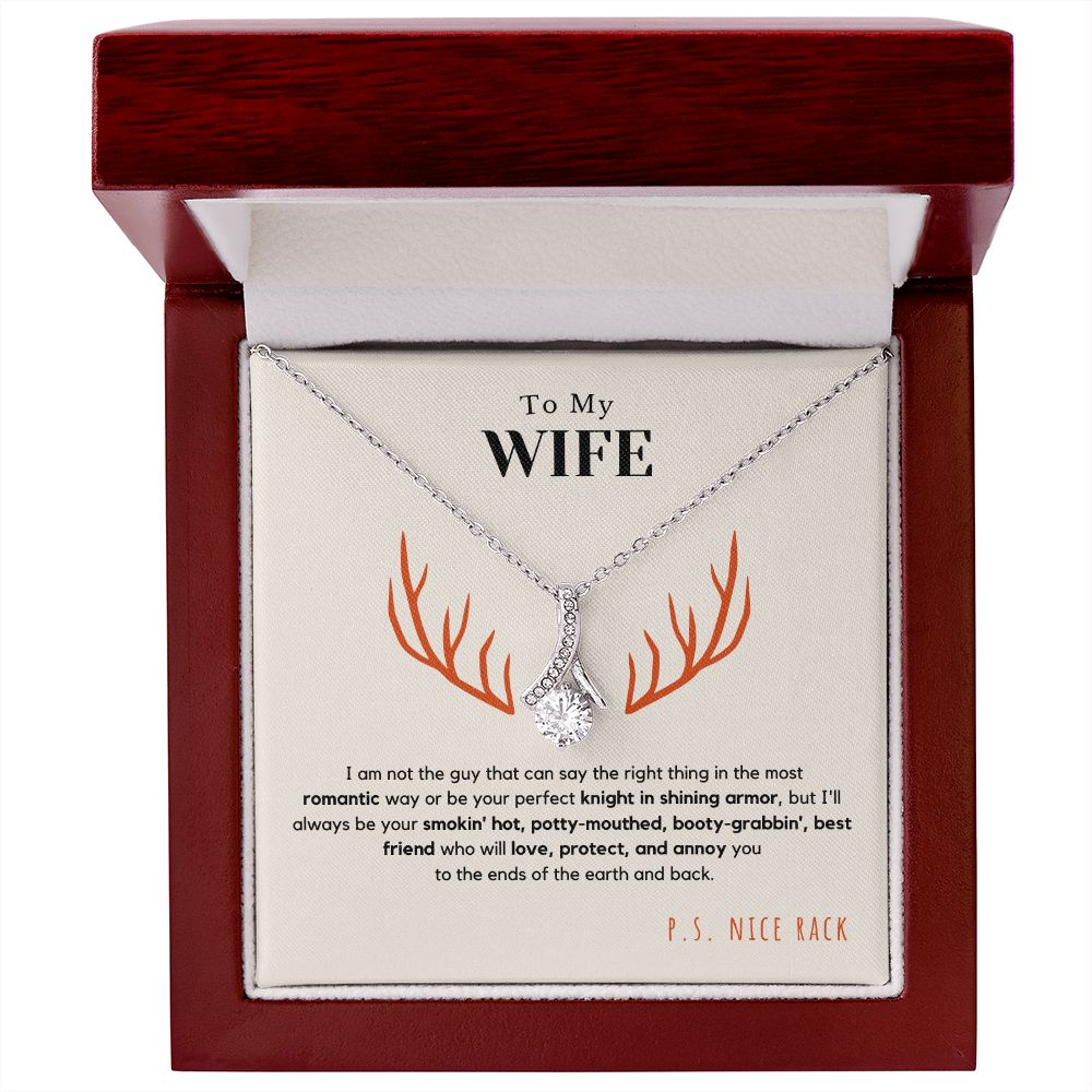 To My Wife, Smokin' Hot Best Friend Necklace | Ships FAST & FREE From the USA 🇺🇸