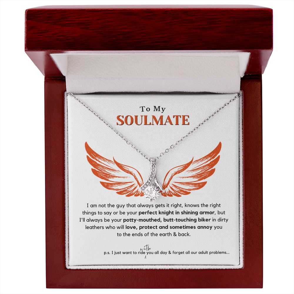To My Soulmate, Perfect Knight | Stunning Alluring Beauty Necklace | Ships FAST & FREE From the USA 🇺🇸