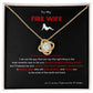 Smokin' Hot Fire Wife, Booty-Grabbin' Smarty Pants Necklace | Ships FAST & FREE From the USA🇺🇸