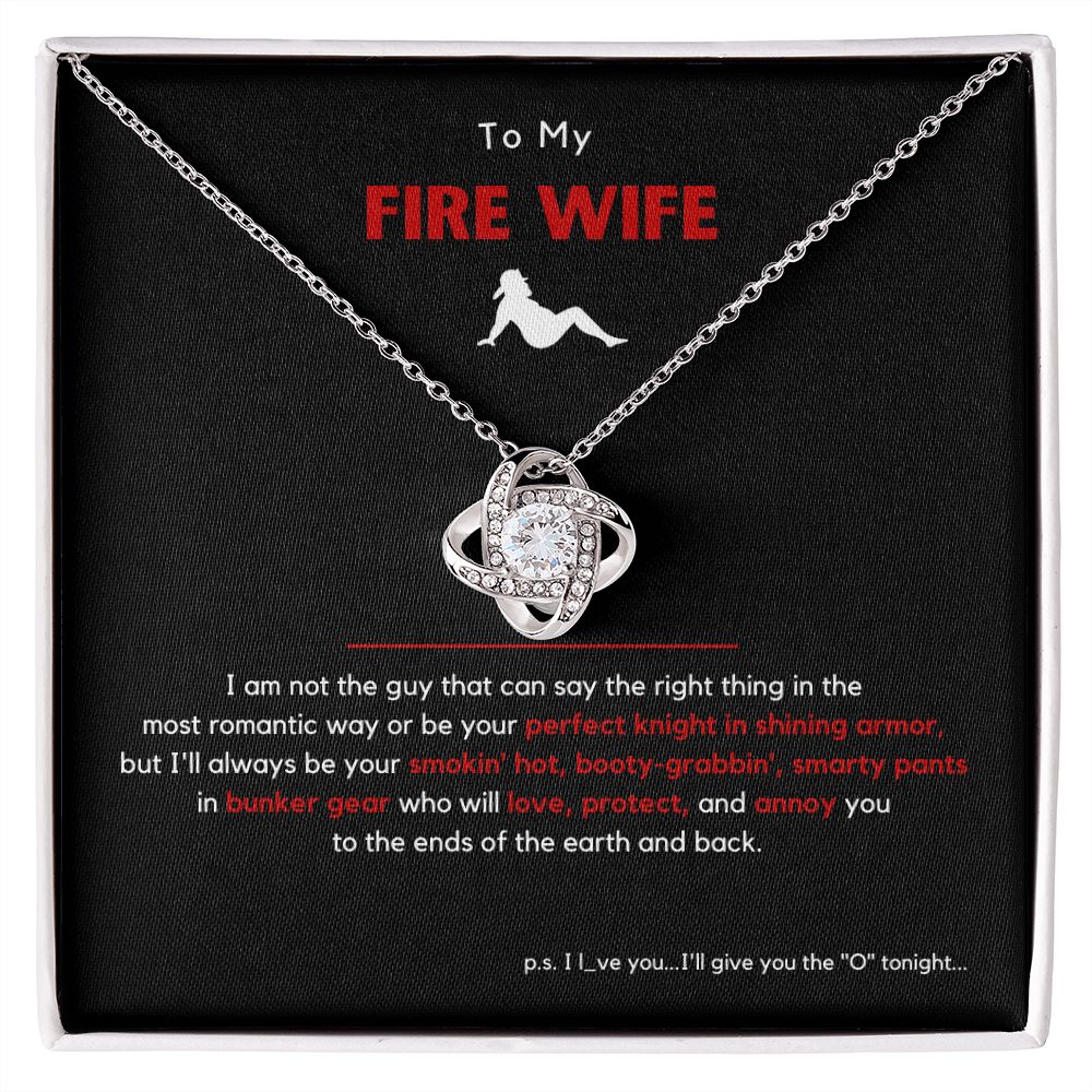 Smokin' Hot Fire Wife, Booty-Grabbin' Smarty Pants Necklace | Ships FAST & FREE From the USA🇺🇸