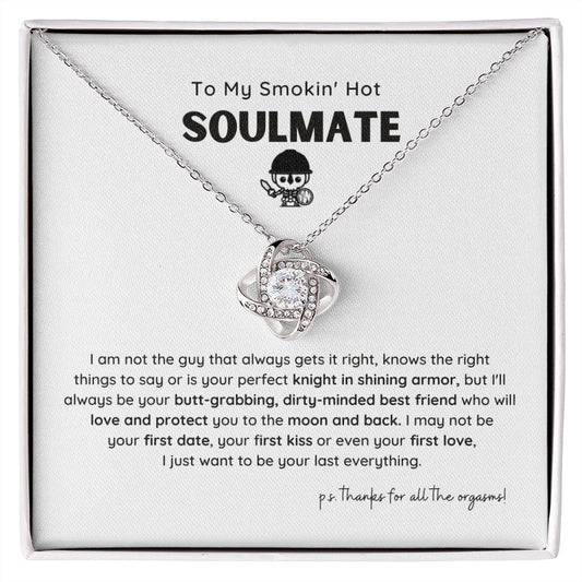 Cute Soulmate Last Everything Love Knot Necklace | Ships FAST & FREE From the USA🇺🇸