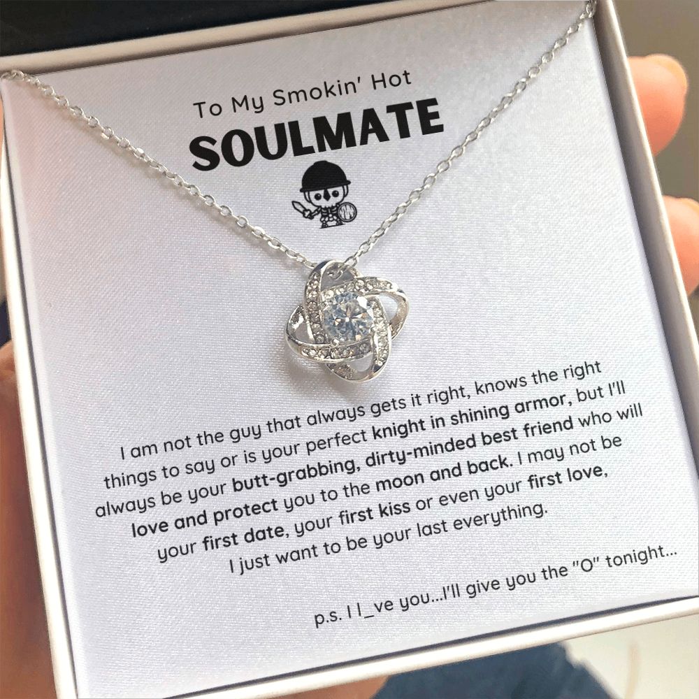 Cute Soulmate I L_VE Your Hilarious & Cute Love Knot Necklace | Ships FAST & FREE From the USA🇺🇸