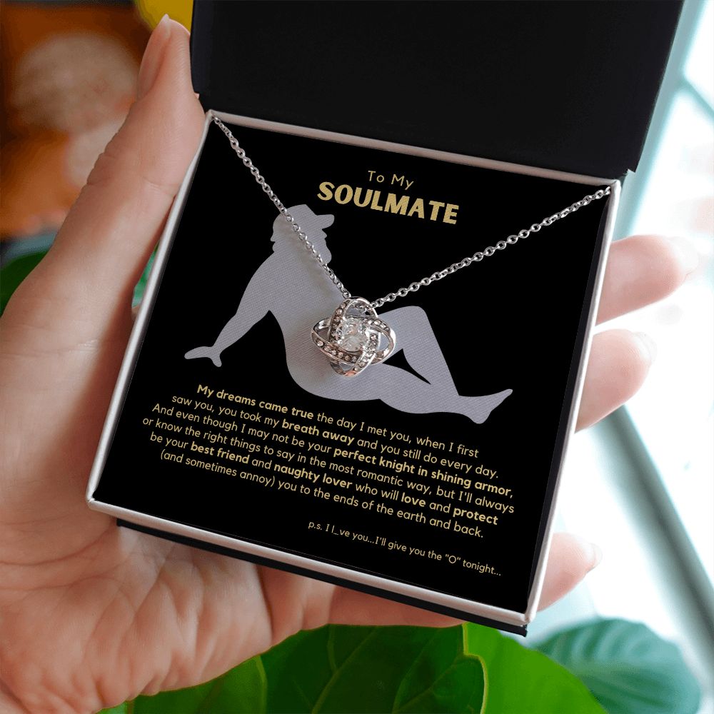 Funny Heartfelt Necklace with a Message Card
