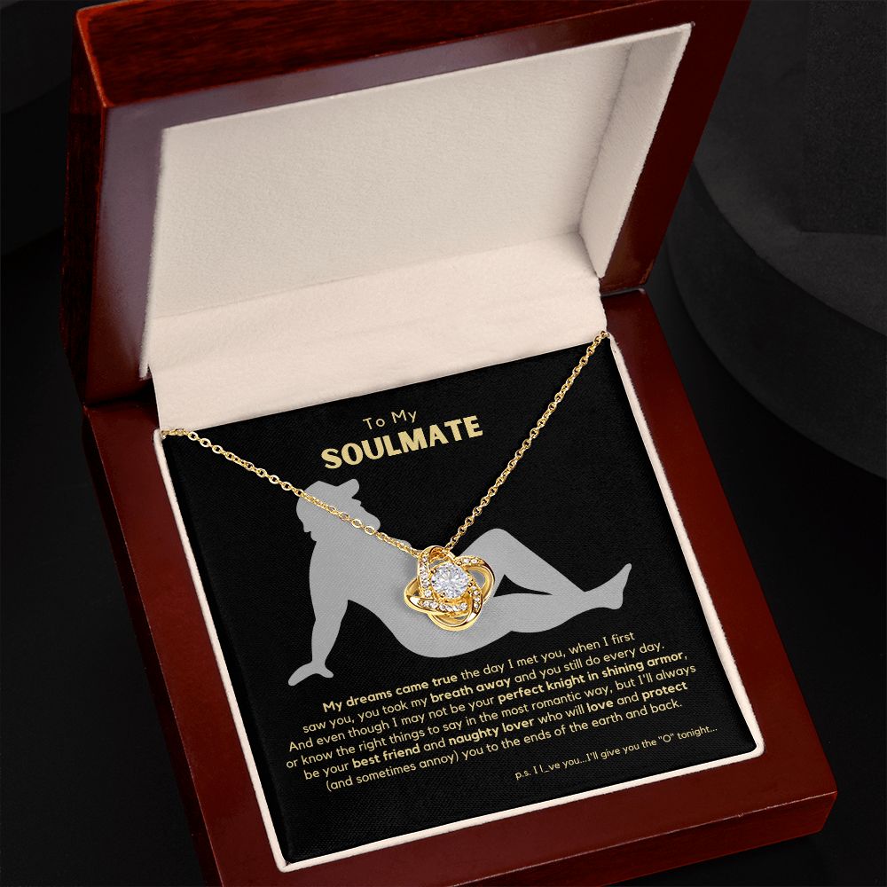Funny Heartfelt Necklace with a Message Card