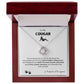 Funny Cougar Necklace with Message Card | Ships Fast from the USA