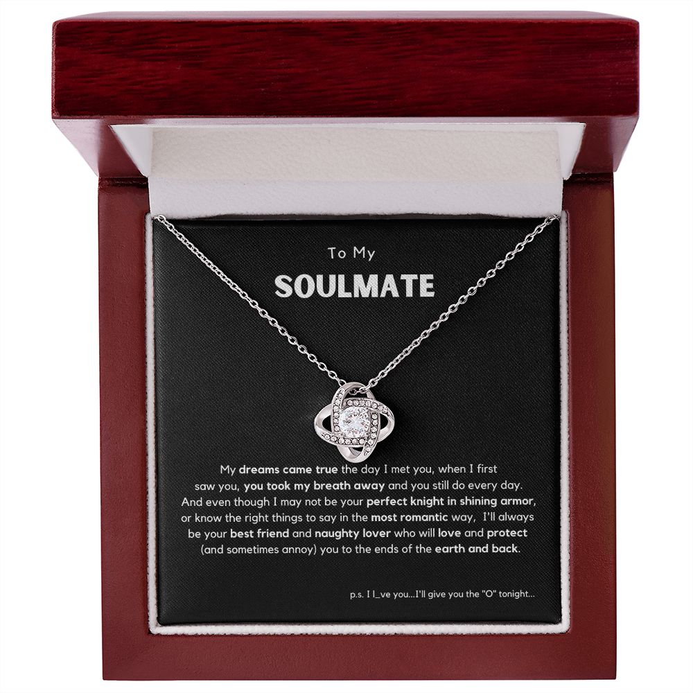 Heartfelt & Funny Soulmate Love Knot Necklace