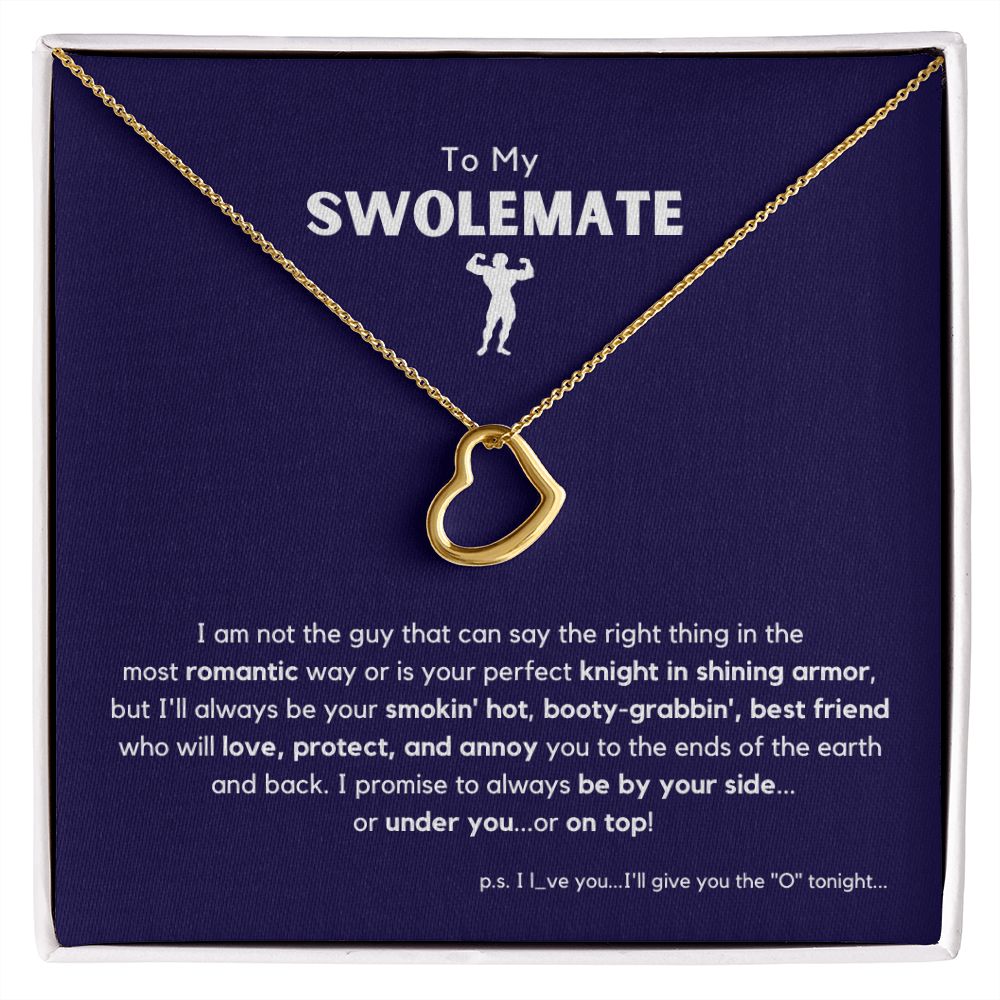 My Swolemate Shining Knight Delicate Heart Necklace | Ships FAST & FREE From the USA 🇺🇸