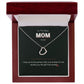 To Mom, My Prison Gift .925 solid sterling silver dipped in 14k white gold or 18k yellow gold From Daughter or Son