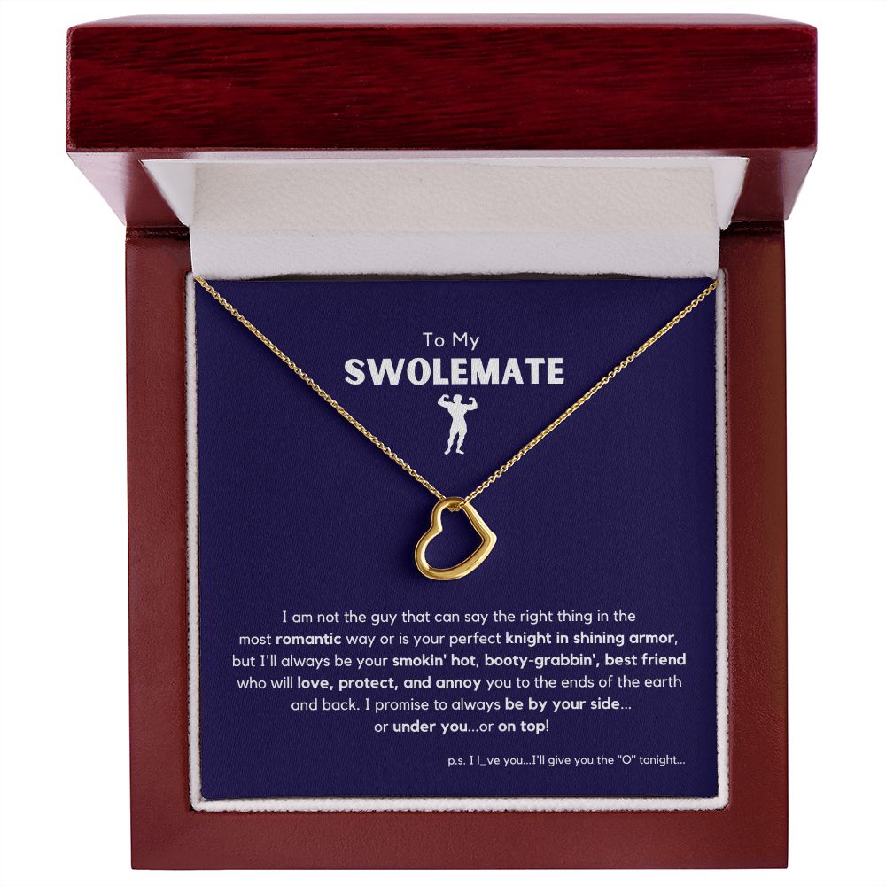 My Swolemate Shining Knight Delicate Heart Necklace | Ships FAST & FREE From the USA 🇺🇸