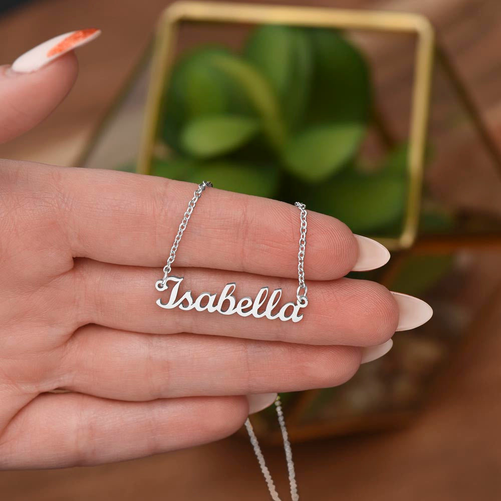 Personalized Funny Soulmate Necklace for Girlfriend or Wife Simple Font