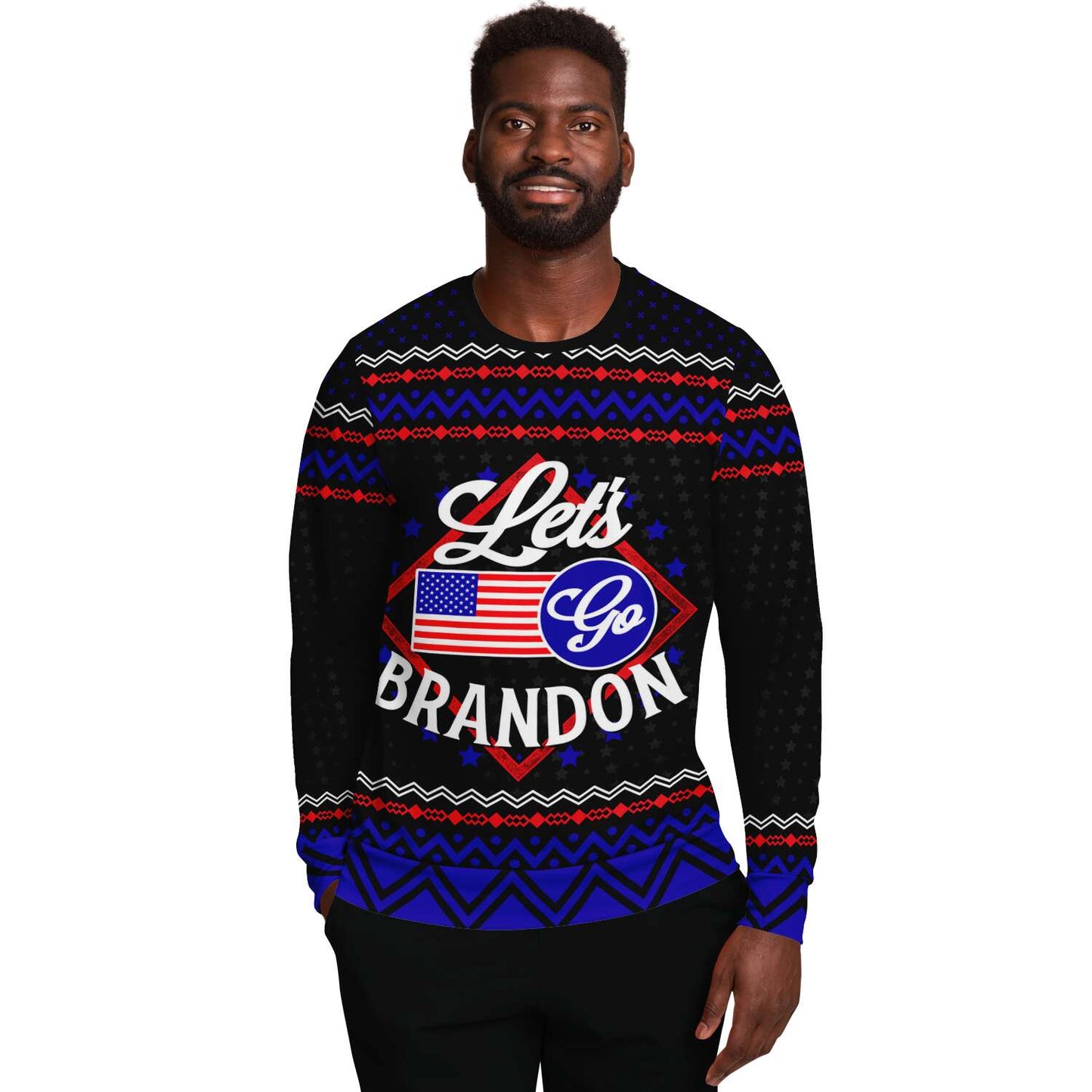 Let's Go Brandon Ugly Christmas Sweater